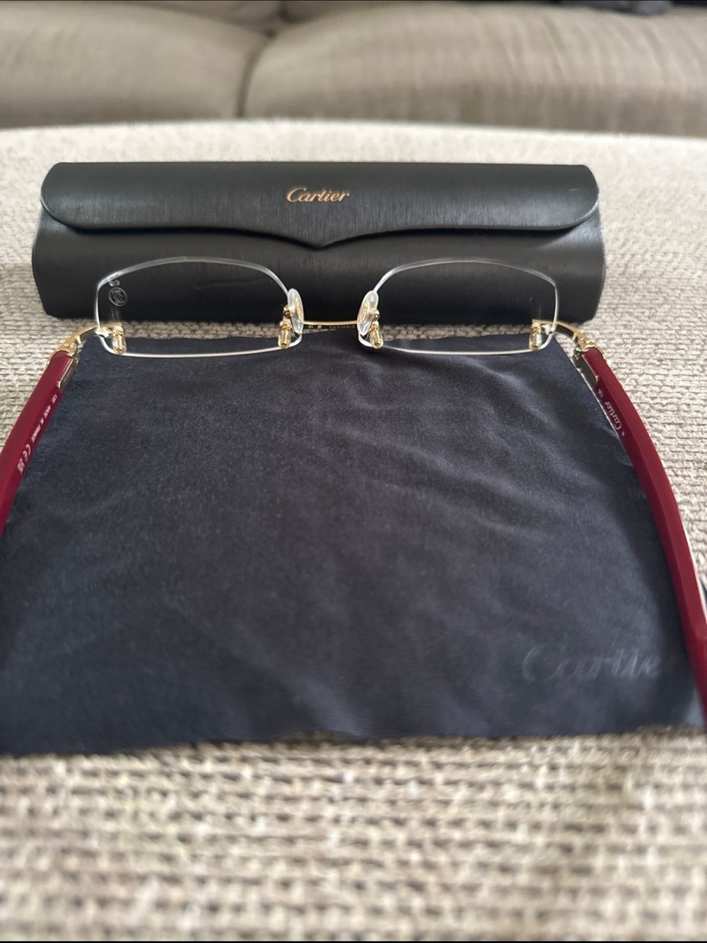 Cartier Rimless Glasses - Picture 6 of 12